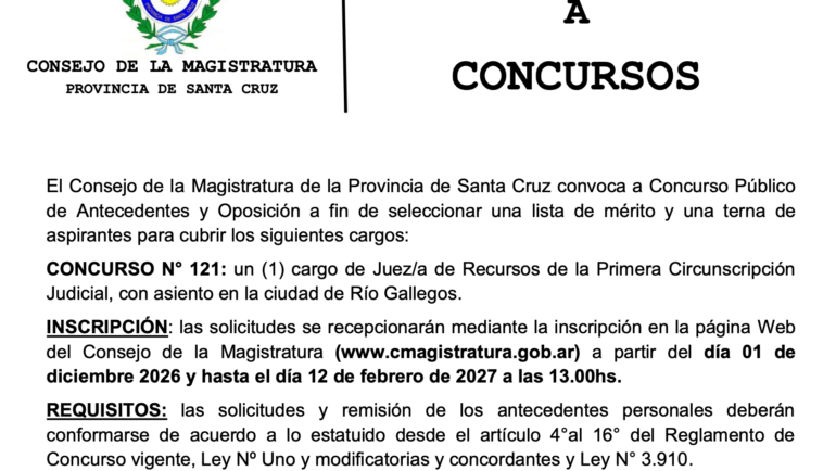 Concurso N° 121
